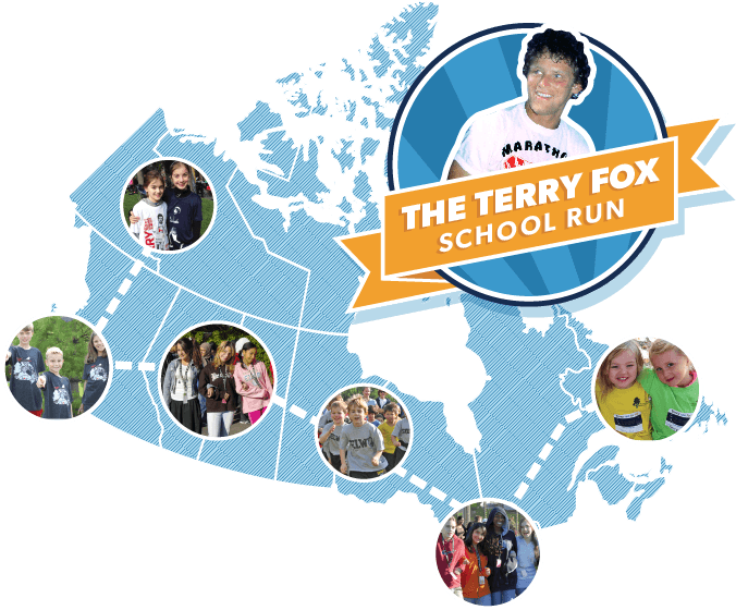 Terry Fox school run map