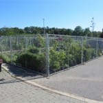 Temporary fence panel rentals and sales for garden centres and Christmas tree sales