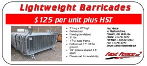 Barricades for sale
