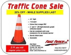 Traffic cone sale