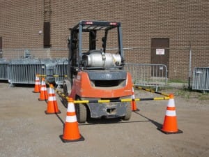 Traffic safety cones and connectors