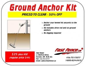 Ground Anchor Kit