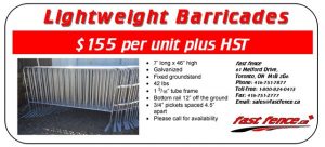 Barricades for sale