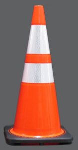 Traffic safety traffic cone reflective bands