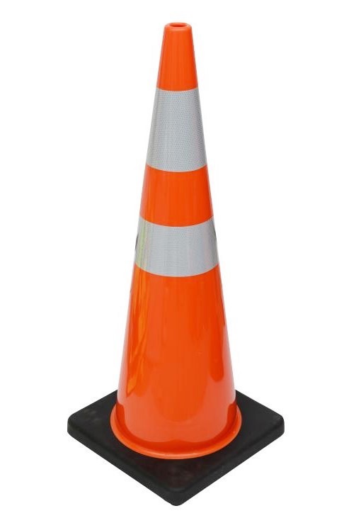 Traffic safety traffic cones tall reflective bands