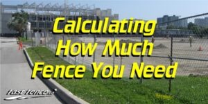 Calculating how much fence you need